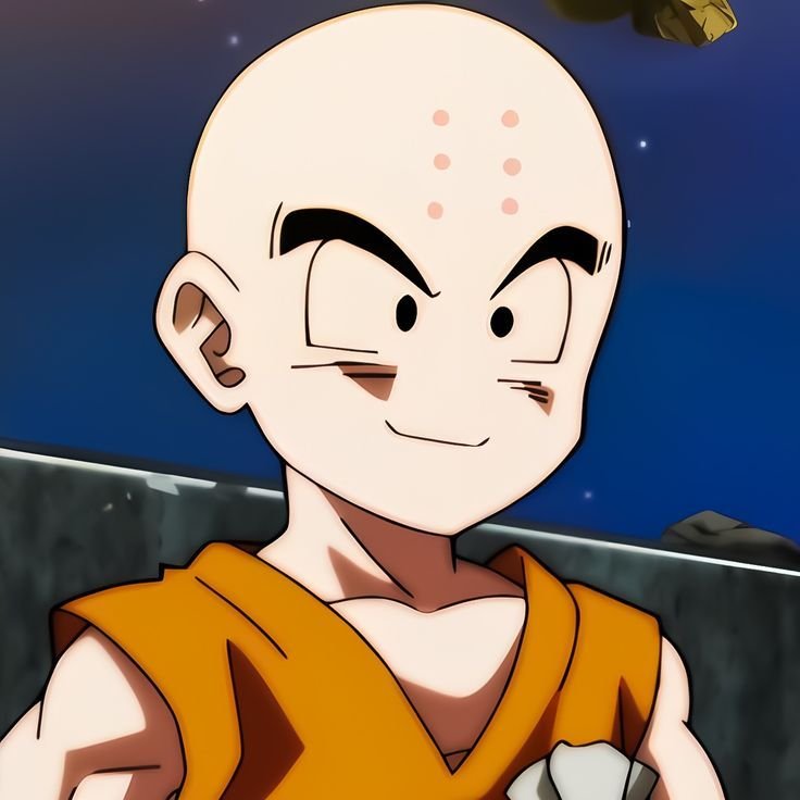 Krillin - Human Z Fighter and Goku's best friend
